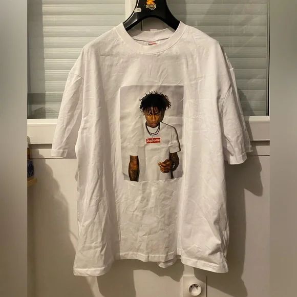 Supreme NBA Youngboy White Photo Print Tee size XL brand new - Picture 1 of 4